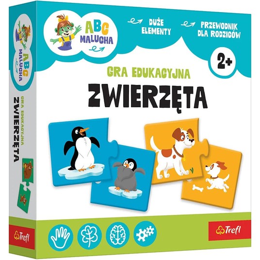 GRA ZWIERZĘTA ABC MALUCHA 02905 -zdjęcie numer 1