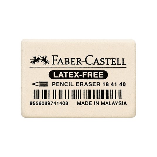 GUMKA NATURALNA ŚREDNIA FABER-CASTELL A'40 -zdjęcie numer 1