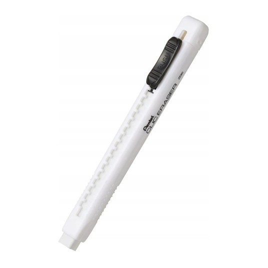 GUMKA WYSUWANA CLICK ERASER BIAŁA OBUDOWA 9726 -zdjęcie numer 1
