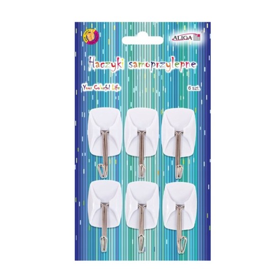 HACZYKI SAMOP.Z RUCHOMYM UCHWYTEM 2X2CM (6) 2822 -zdjęcie numer 1