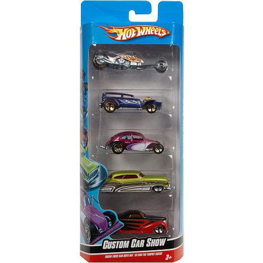 HW HOT WHEELS PIĘCIOPAK SAMOCHODZIKÓW 1806 3493 -zdjęcie numer 1