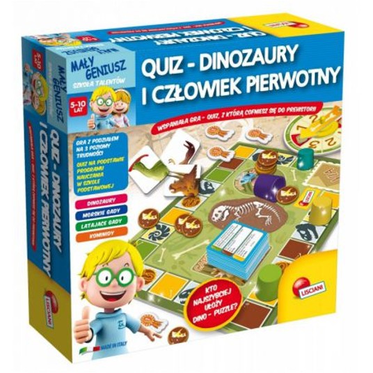 I'M GENIUS QUIZ DINOZAURY I CZŁOWIEK PIERWOT 4374 -zdjęcie numer 1