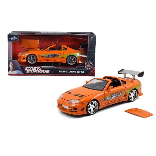 JADA F&F TOYOTA SUPRA ORANGE 1995 1:24 4798 -zdjęcie numer 1