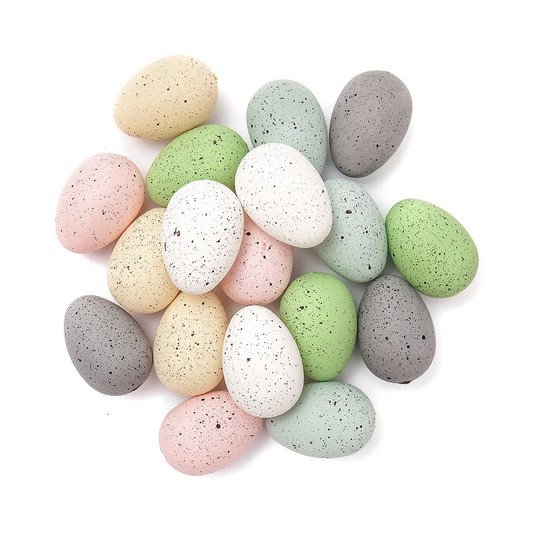 JAJKA PRZEPIÓRCZE 4 CM 18 SZT PASTEL 5276 -zdjęcie numer 1