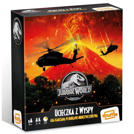 JURASSIC WORLD UCIECZKA Z WYSPY LABEL CARTAMUNDI -zdjęcie numer 1