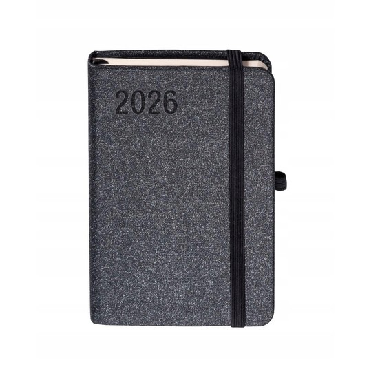 KALENDARZ 2026 SAKURA A6 TDW CZARNY 2495 -zdjęcie numer 1