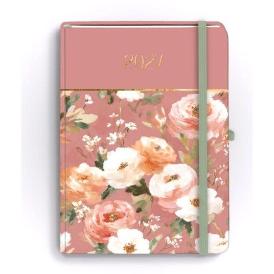 Kalendarz 2027 Botanical A5 dzienny Aura 8947 -zdjęcie numer 1
