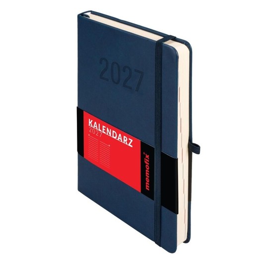 Kalendarz 2027 Memofix A5 dzienny granatowy 8206 -zdjęcie numer 1