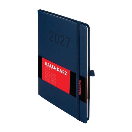 Kalendarz 2027 Memofix A5 tygodniowy granat 8299 -zdjęcie numer 1
