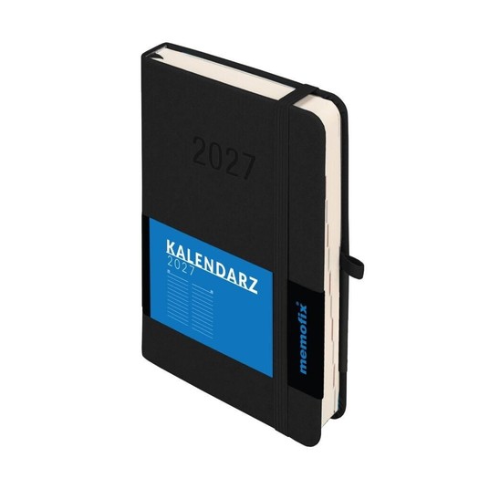 Kalendarz 2027 Memofix B6 dzienny czarny 8534 -zdjęcie numer 1