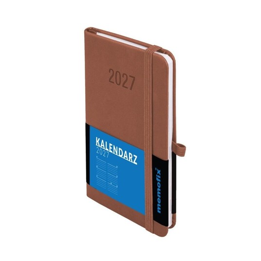 Kalendarz 2027 Memofix B6 tyg. mocha mousse 8565 -zdjęcie numer 1