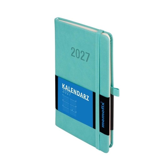 Kalendarz 2027 Memofix B6 tygodniowy turkus 8596 -zdjęcie numer 1