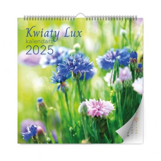 KALENDARZ KWIATY LUX 2025 33x33 3523 -zdjęcie numer 1