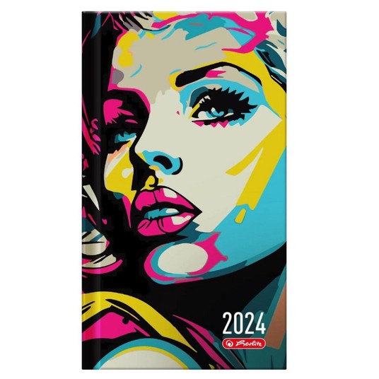 KALENDARZ TYGODNIOWY A6 KOBIETA ART 2024 8545 A'6 -zdjęcie numer 1