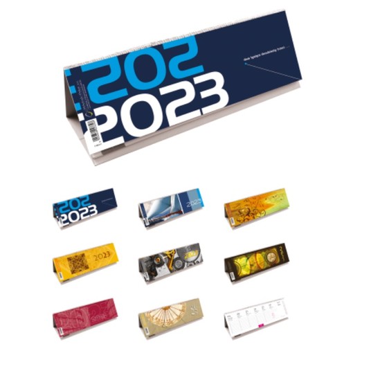 KALENDARZ ZE SPIRALKĄ POZIOMY T-100-2 2027 -zdjęcie numer 1