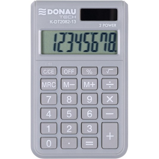 KALKULATOR KIESZ DONAU TECH 8 CYFR J.SZARY 2936 -zdjęcie numer 1