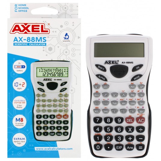 KALKULATOR NAUKOWY AXEL AX-88MS 6630 -zdjęcie numer 1