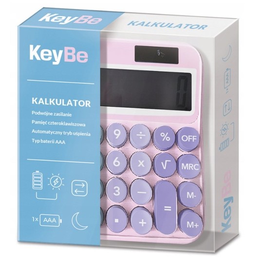 KALKULATOR ROZM. L KEYBE by ASTRA Pastel Line 6284 -zdjęcie numer 1