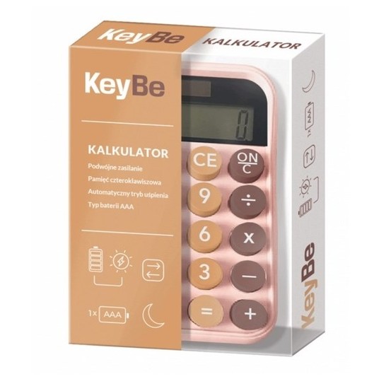 KALKULATOR ROZM. M KEYBE by ASTRA Choco Line 6345 -zdjęcie numer 1