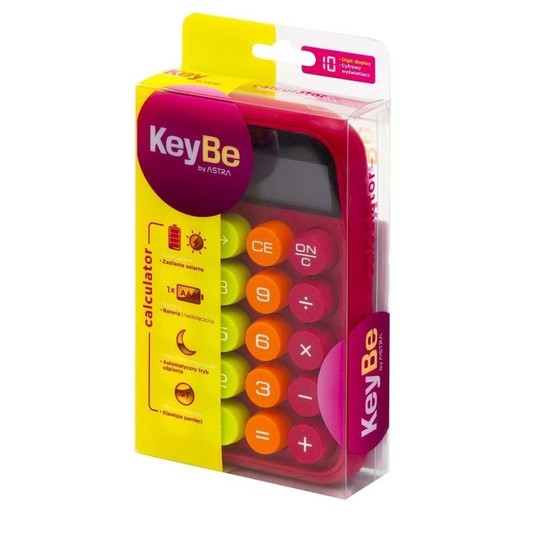 KALKULATOR ROZM. M KEYBE by ASTRA Neon Line 1 6352 -zdjęcie numer 1