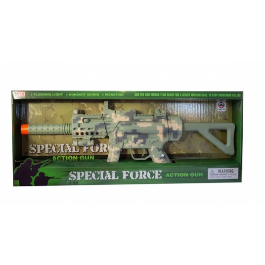 KARABIN Z DŹWIĘKAMI NA BATERIE 0592 -zdjęcie numer 1