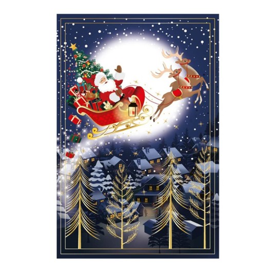Karnet Boże Narodzenie Flying Rudolph 4302 A'6 -zdjęcie numer 1