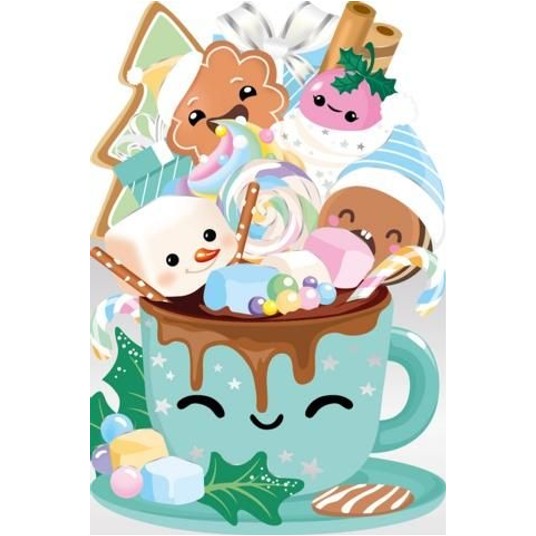 Karnet Boże Narodzenie Hot Chocolate 3732 A'6 -zdjęcie numer 1