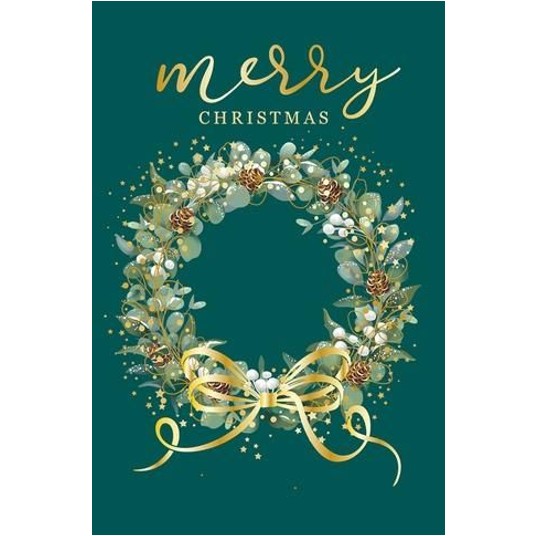 Karnet Boże Narodzenie Jade Christmas Wreath 1707 -zdjęcie numer 1