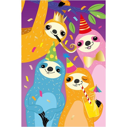 KARNET Colourful Sloths 2671 -zdjęcie numer 1