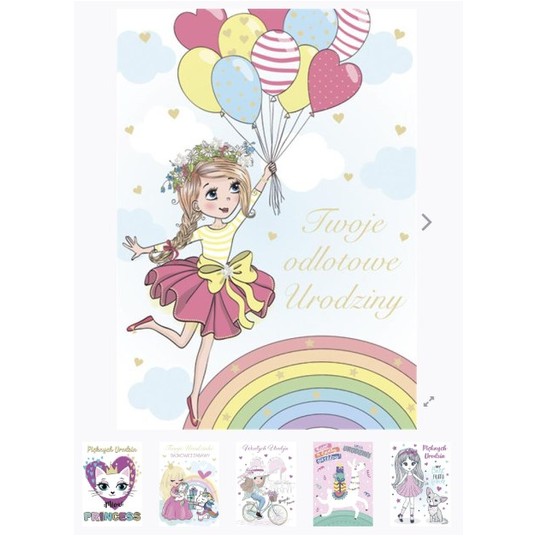 KARNET LUX EDITION 172X180 URODZINY DZIECIĘCE 792 -zdjęcie numer 1