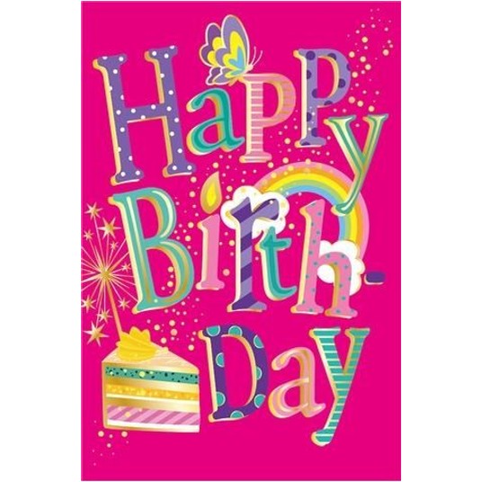 KARNET Pink Birthday Cake 8812 -zdjęcie numer 1