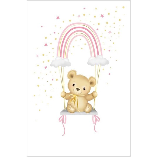 KARNET Pink Rainbow Teddy 3876 -zdjęcie numer 1