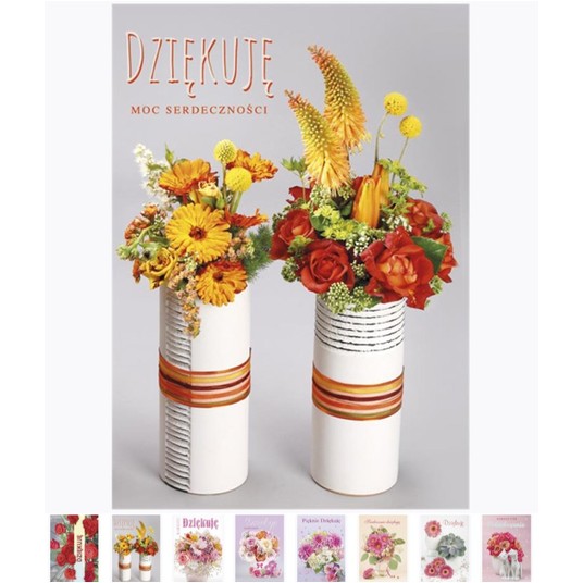 KARNET Z BROKATEM 117X167 PODZIEKOWANIE ZEST 828 -zdjęcie numer 1