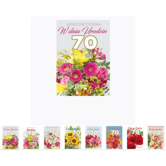 KARNET Z CYFRAMI EXCLUSIVE ZESTAW 731 KWIATY 70LAT -zdjęcie numer 1