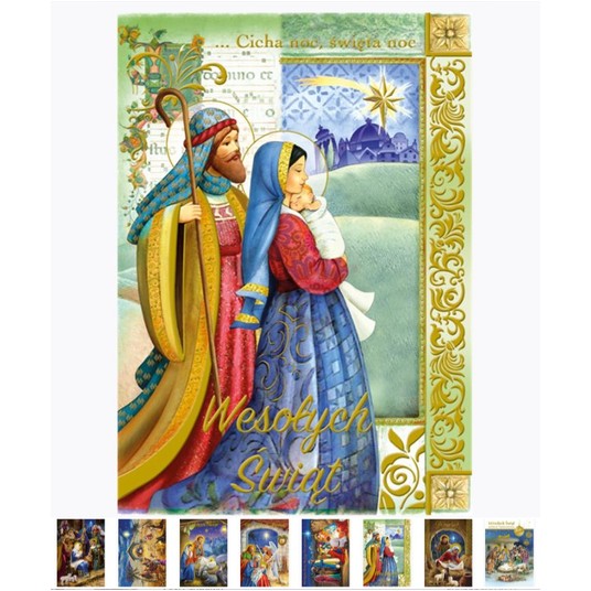 KARNET ZŁOCONY 117X167 GWIAZDKA RELIGIJNE ZEST.250 -zdjęcie numer 1