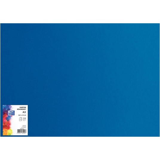 KARTON A3 160G OXF GRANATOWY NR.79 (25) 6544 -zdjęcie numer 1