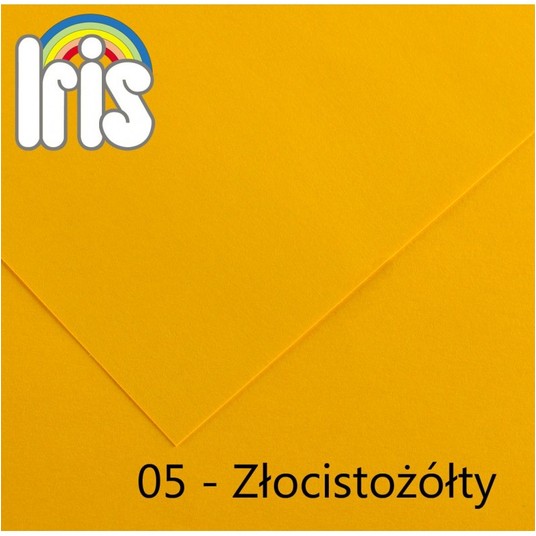 KARTON IRIS 1A 70X100 240G 05 ZŁ.ŻÓŁTY CA40444 -zdjęcie numer 1