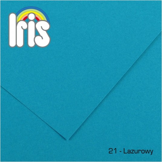 KARTON IRIS B1 70X100 240G 21 LAZUROWY (25) 5166 -zdjęcie numer 1