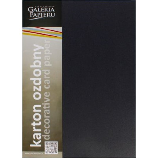 KARTON OZDOBNY MILLENIUM CZARNY 250G (20) 7889 -zdjęcie numer 1