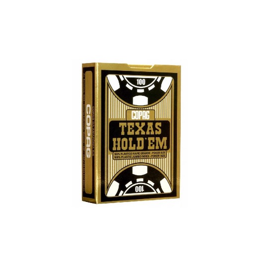 KARTY POKER TEXAS JUMBO NIEBIESKIE 0551 -zdjęcie numer 1