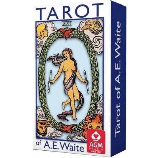 KARTY TAROT A.E.WAITE AGM-URANIA MINI BLUE 4736 -zdjęcie numer 1