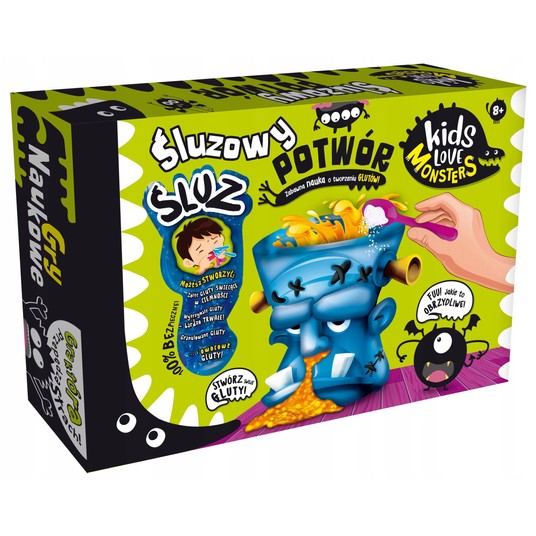 KIDS LOVE MONSTERS ŚLUZOWY POTWÓR 3053 -zdjęcie numer 1