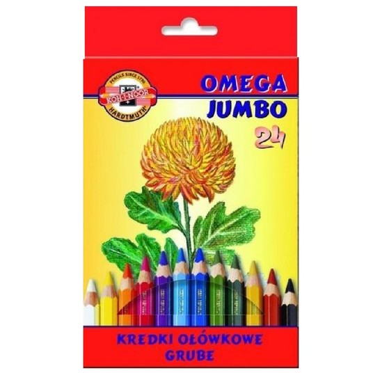 KIN KREDKI OMEGA JUMBO 3384 24 KOLORÓW 6228 -zdjęcie numer 1