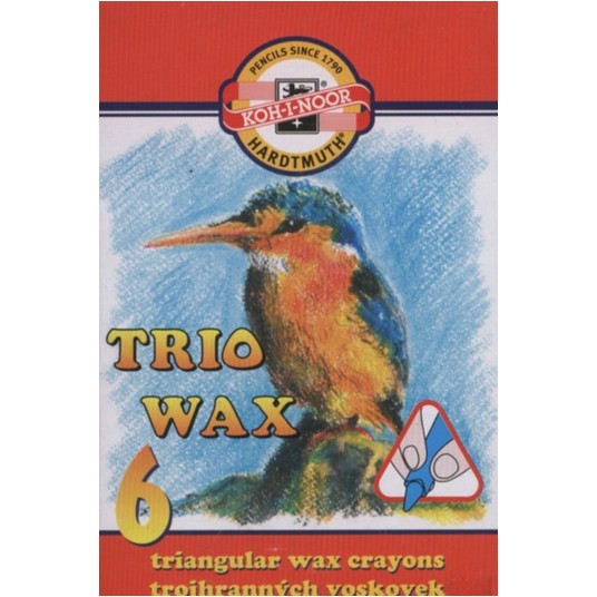 KIN KREDKI TRIO WAX JUMBO 8271/2 6 KOL. 10 MM 7269 -zdjęcie numer 1