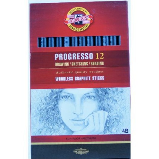 KIN OŁÓWEK GRAFITOWY PROGRESSO 8911 4B 8706 A'12 -zdjęcie numer 1