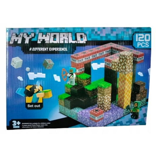 KLOCKI MAGNETYCZNE 120EL MYWORLD 1200 -zdjęcie numer 1