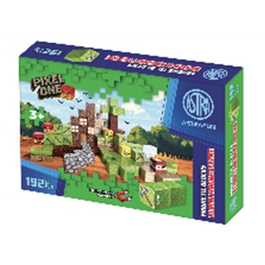 KLOCKI MAGNETYCZNE ASTRAFUN PIXEL FARMA192 EL.6796 -zdjęcie numer 1