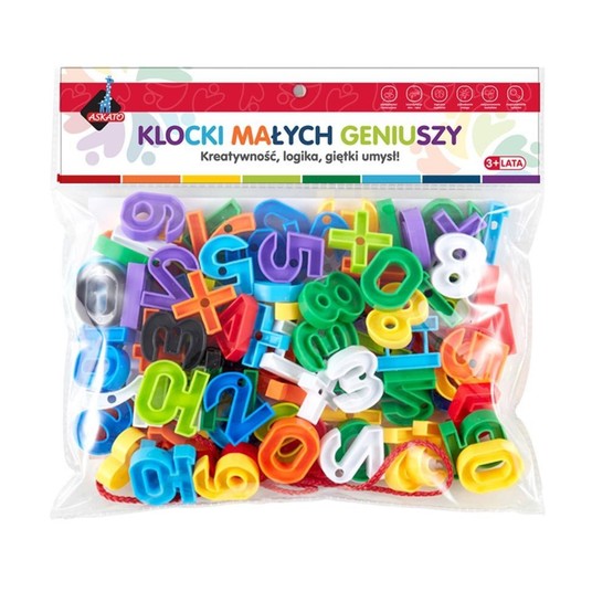 KLOCKI MAŁYCH GENIUSZY CYFRY - 100 SZTUK -zdjęcie numer 1