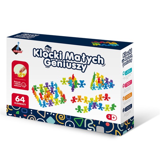 KLOCKI MAŁYCH GENIUSZY LICZMANY 64EL 5206 -zdjęcie numer 1