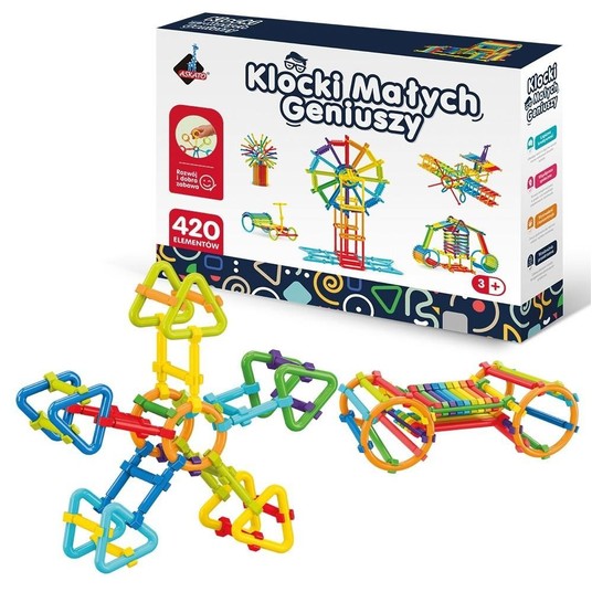 KLOCKI MAŁYCH GENIUSZY PATYKI 420 EL. 7873 -zdjęcie numer 1